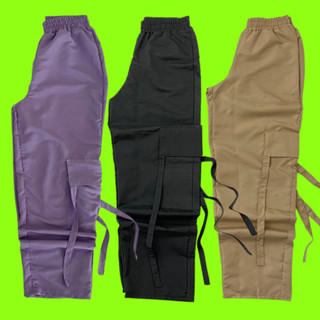 Calça Cargo Feminina Larga Tactel skate skatista