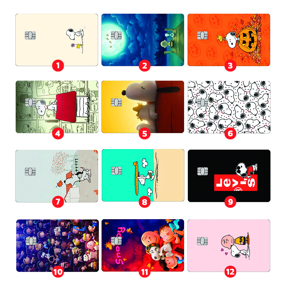 Adesivo Para Cartão de Credito Snoopy CachorroDesenho Infantil Debito Skin Pelicula Proteção em Oferta na Shopee