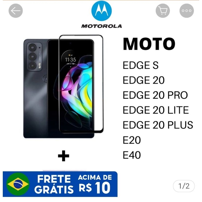 Pelicula 3D para Motorola modelos (cobre toda a tela 100% full cover borda preta) Motorola Edge 30 Ultra Edge 30 Neo Edge 30 Pro Edge 40 G84 5G Edge 40 Neo  Edge 30 Fusion G82 G73 G54 5G G53 G34 G14
