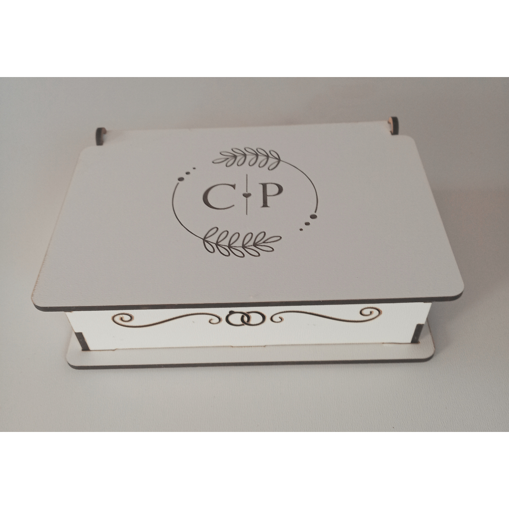 Kit 5 Caixas 27x23x10 Casamento Convite Padrinhos Mdf