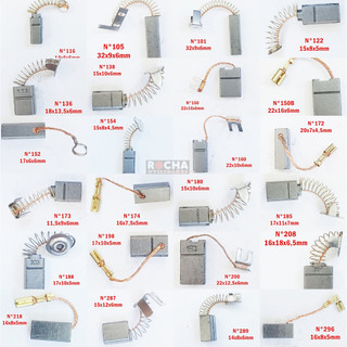 Escova de Carvao Carvaozinho para equipamentos eletricos - em pares