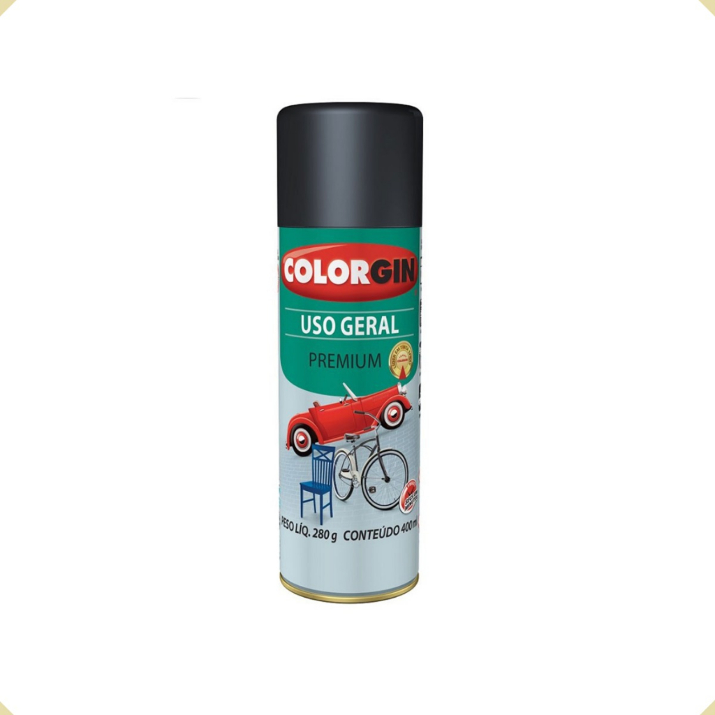 Tinta Spray Uso Geral Premium Colorgin Várias Core em Oferta na Shopee