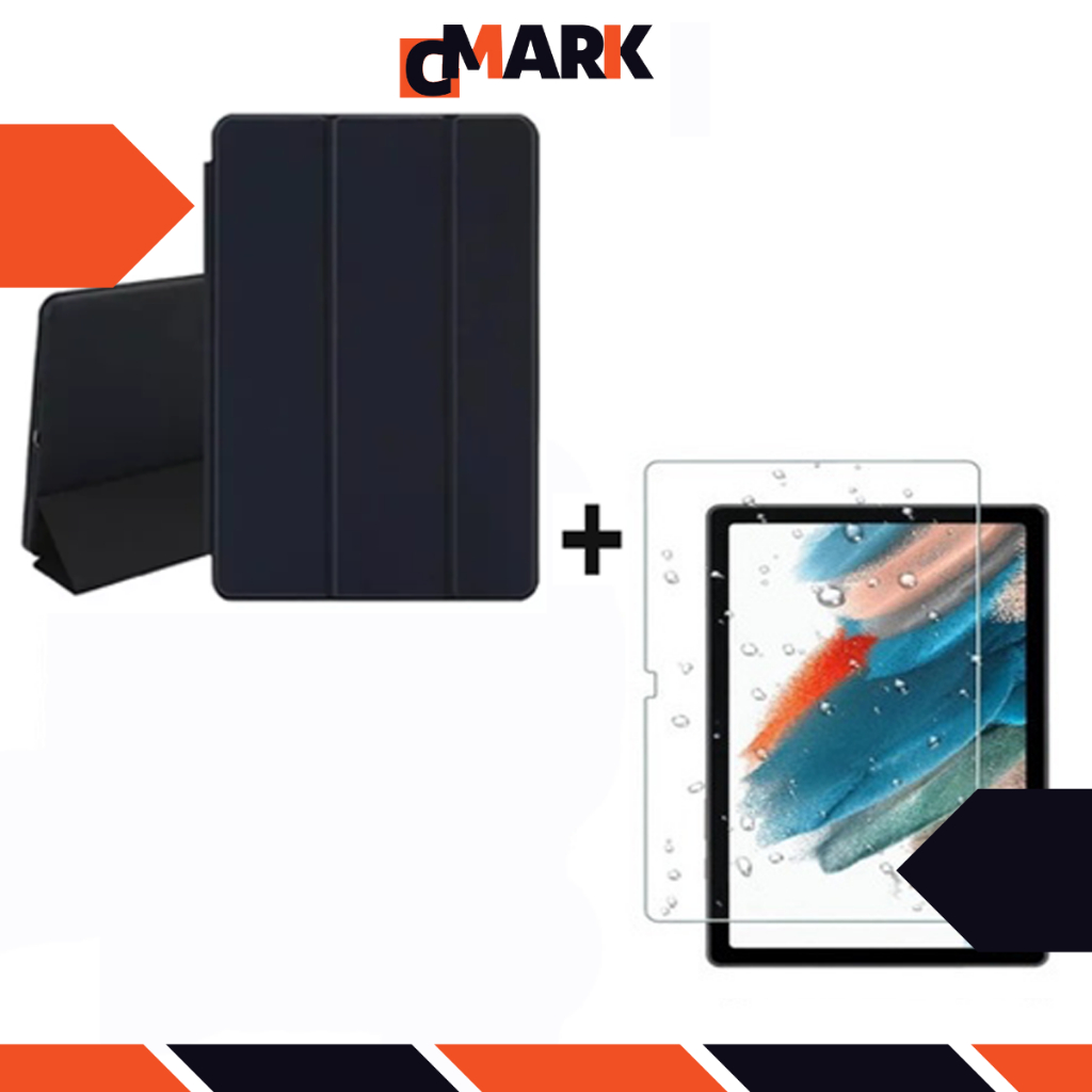 Smart Case + Película compatíveis c/ Tablet Samsung Galaxy Sm A8 10.5 X200 X205