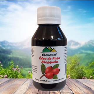Óleo de Rosa Mosqueta 100ml VEGANO 100% Puro. Usar em massagem, cremes, sabonetes e cosméticos em geral.