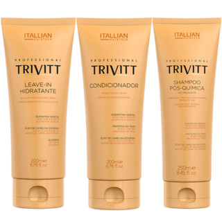 Kit Home Care Com Leave-in Shampoo E Condicionador Trivtt