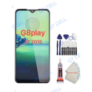 Tela Frontal Touch Display Compatível Moto G8 Play Moto One Macro - XT2015 + Pelicula + Cola 15ml + Chaves