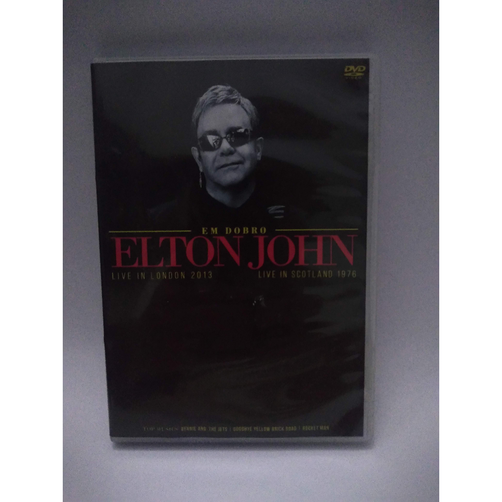 DVD Usado: Elton John em Dobro - Live In London 2013 + Live In Scotland 1976