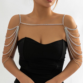 Decoração de Ombro, Dragonas de Borla Body Chain Vestir-se Para Festa, Mostrar Fantasias, Personalidade Exagerada Estilo vintage