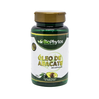 ÓLEO DE ABACATE 1000 mg 60 CÁPSULAS BioPhytos