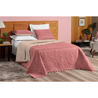 Cobre Leito 03Pçs Dupla Face Modelo Liso Colors King Malha 100% Poliéster Matelado Promoção