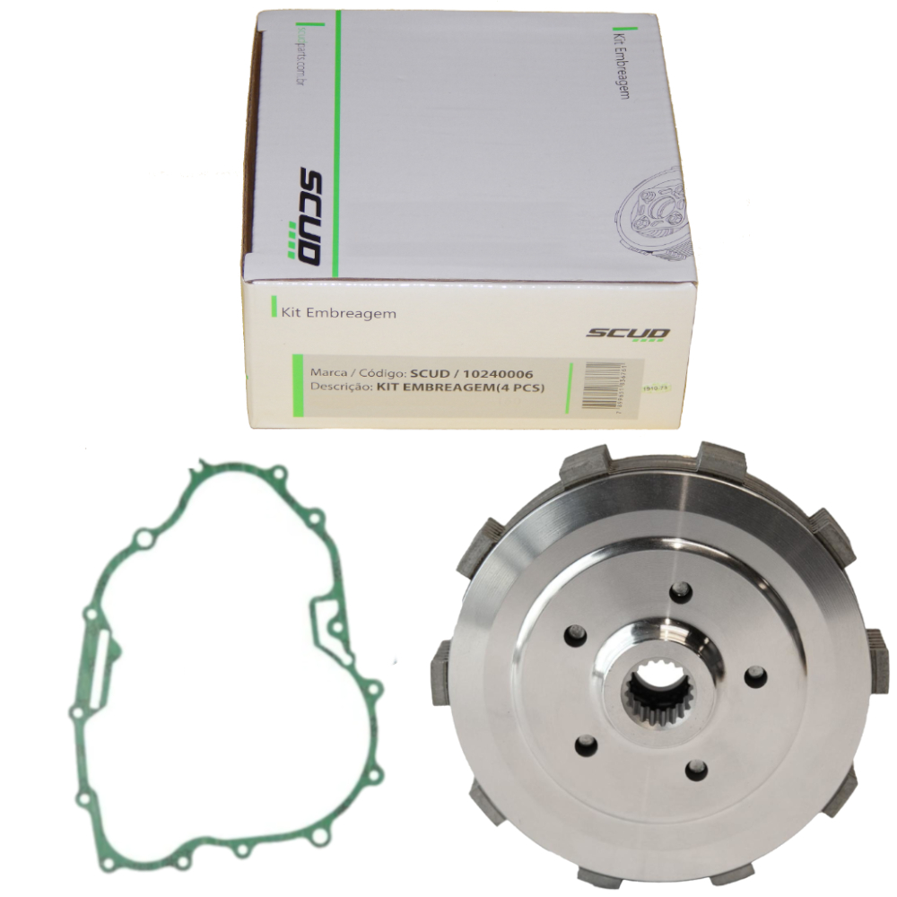 Kit Embreagem Completa Original Scud Moto Honda Cb 300 Xre 300