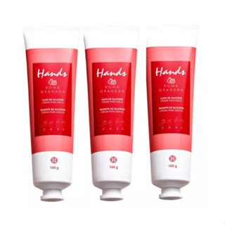 Creme Para Mãos Luva De Silicone Roma 100g Hinode Kit C/ 3 Und
