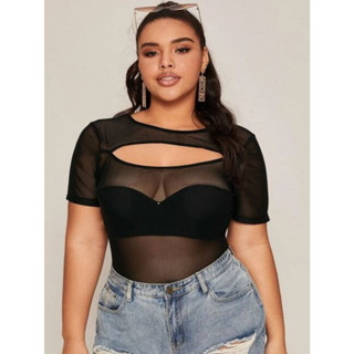 Blusas Feminina Tule Plus Size