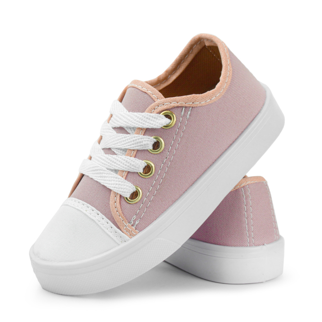 tenis infantil de bebe sapatinho baby cores preto vermelho e rosa — imagem 2 de 2