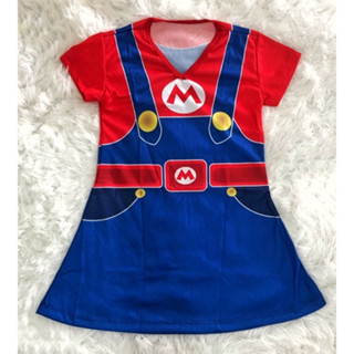 Fantasia Infatil Vestido Mario Bros