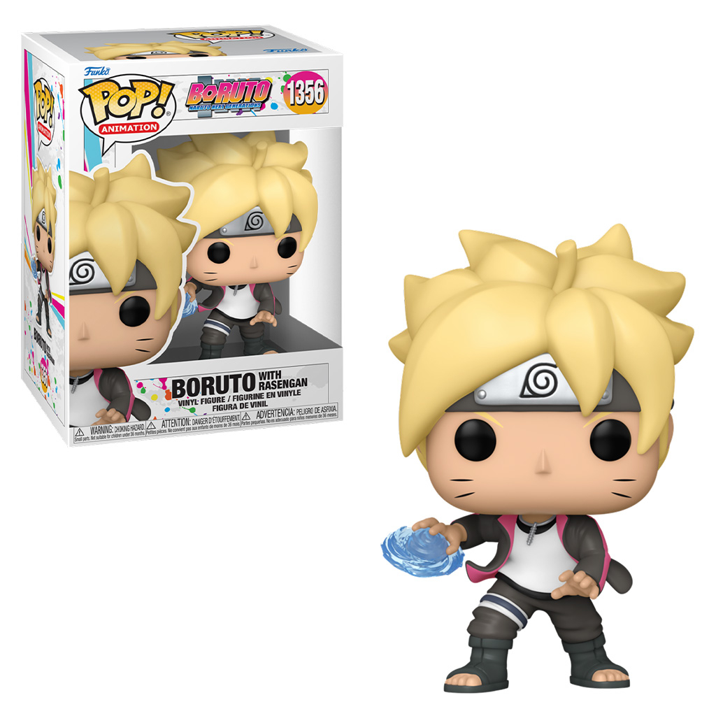 FUNKO POP ANIMATION BORUTO: NARUTO NEXT GENERATIONS - UZUMAKI BORUTO WITH RASENGAN 1356 NOVO ORIGINAL