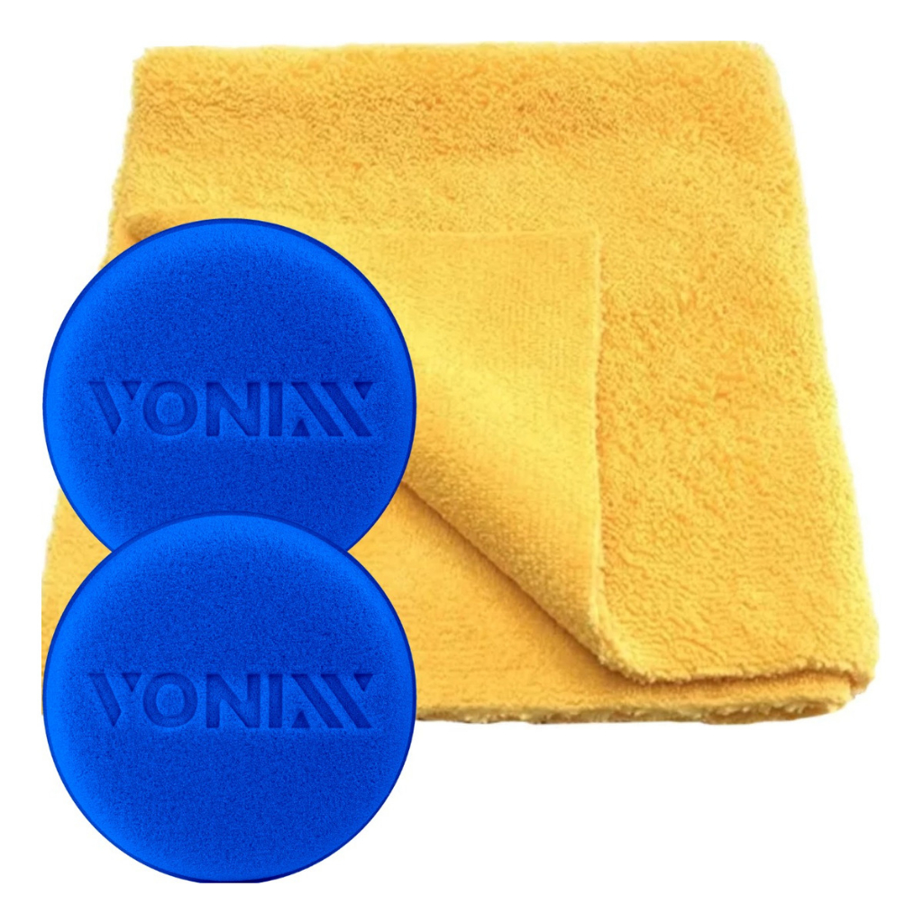 Pano Microfibra Automotivo Toalha 40x60 Detailer + 2 Aplicador de Espuma Vonixx em Oferta na Shopee