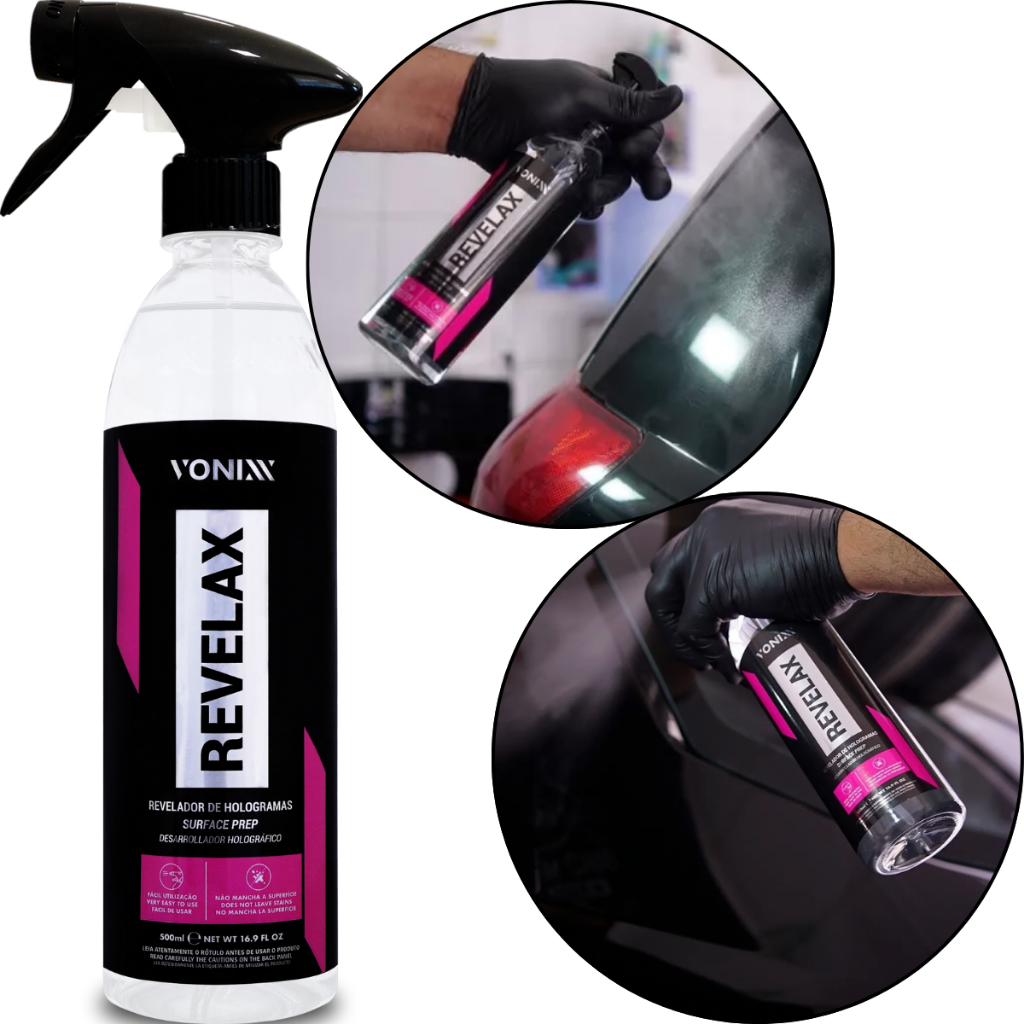 Revelador De Hologramas Limpa Vidros Revelax 500ml Vonixx em Oferta na Shopee