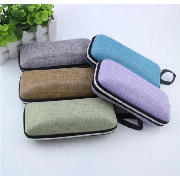 Estojo Case Porta Óculos Grau ou de Sol Diversas Cores + Flanela em Oferta na Shopee