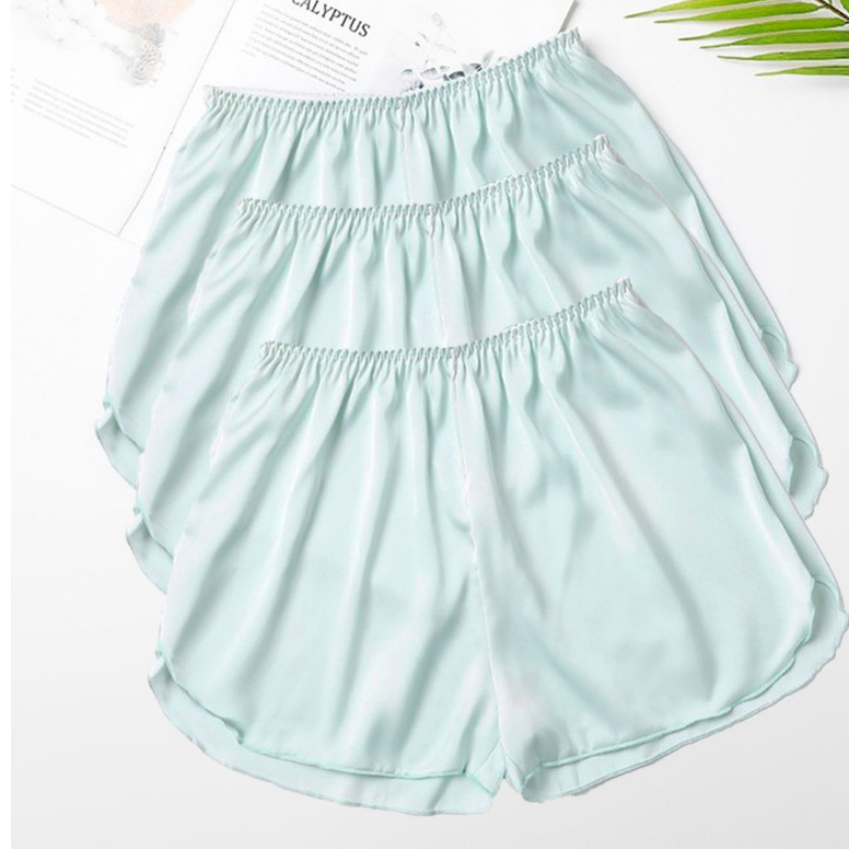 Kit 3 Shortinho Slim Fitness Pijaminha Feminino Bermuda de Dormir