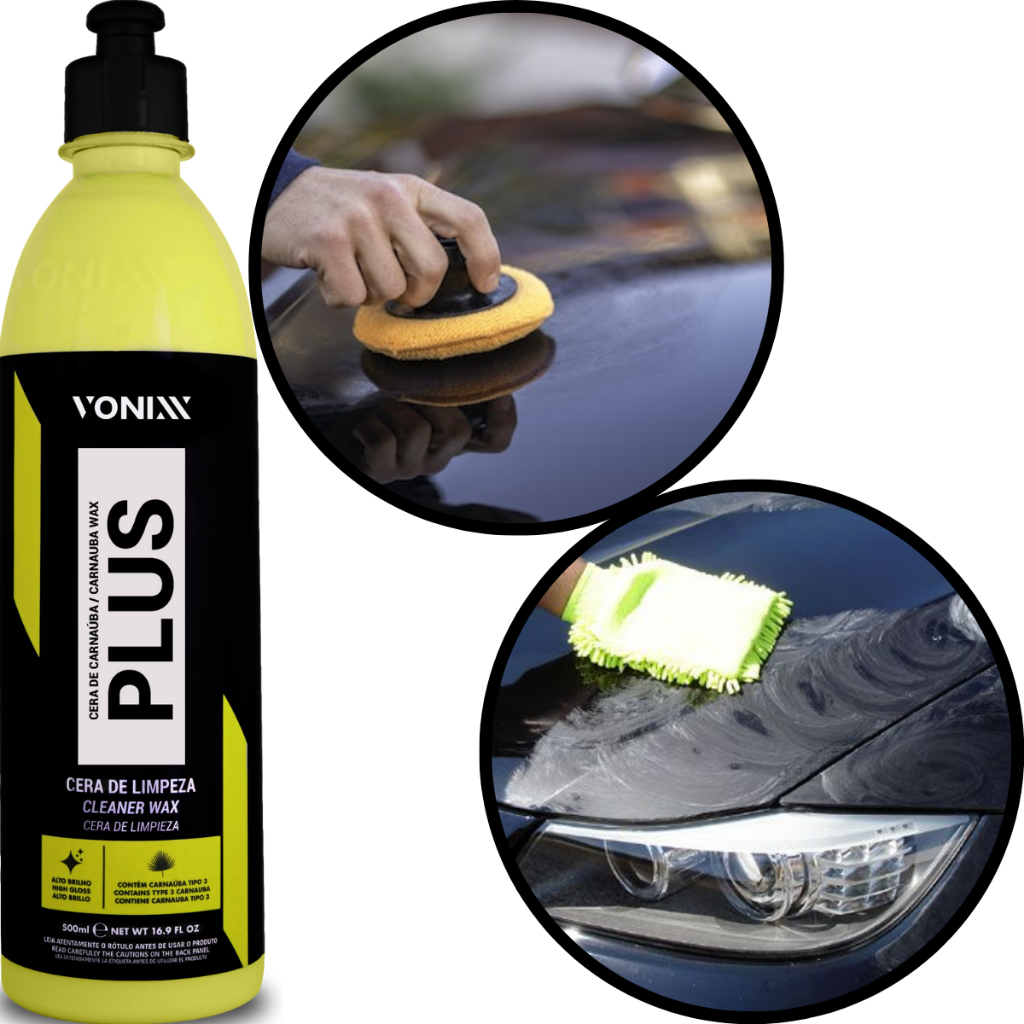 Cera de Limpeza Automotiva Carnaúba Plus 500ml Vonixx - Spare Parts and Accessories for Vehicles