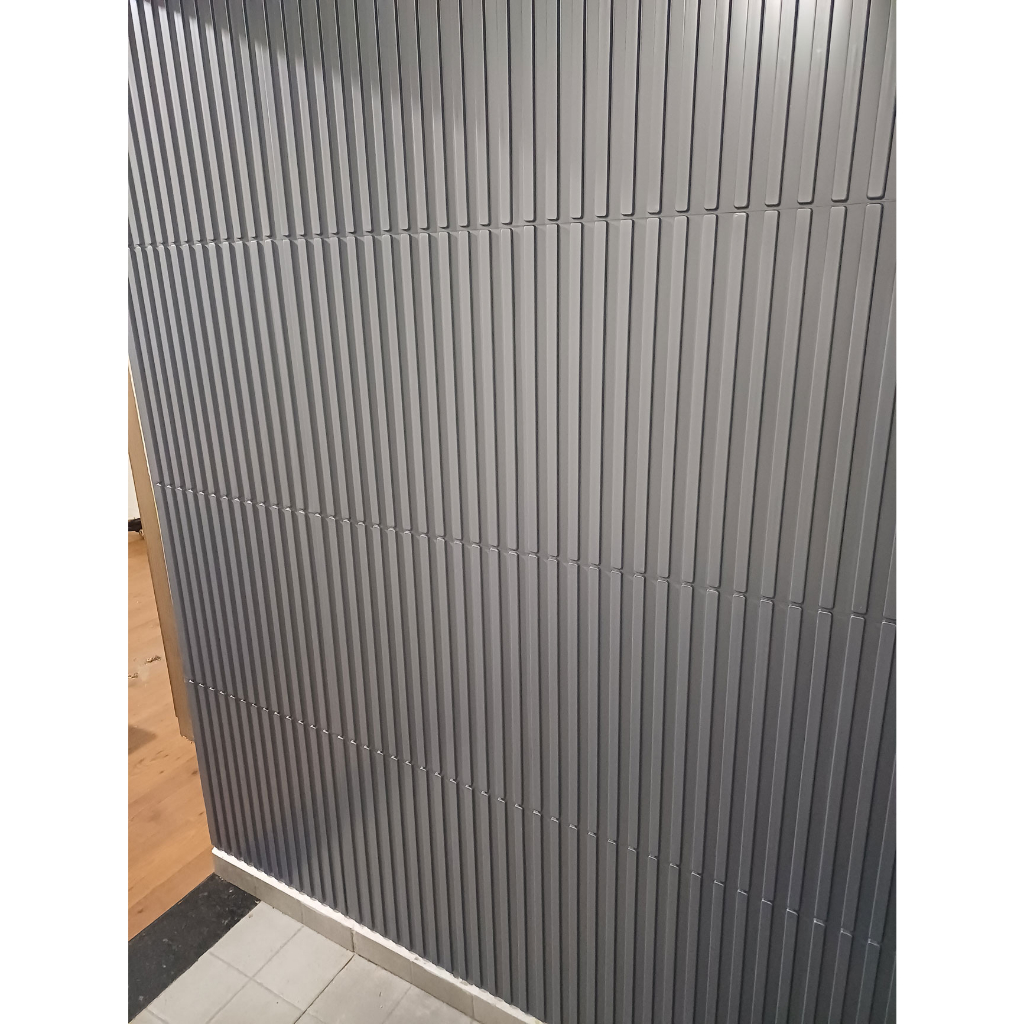 2,00 m² Kit C/ 08 Placas 3d 51x51 Revestimento Parede Com Relevo Painel 3d Ripado 👍