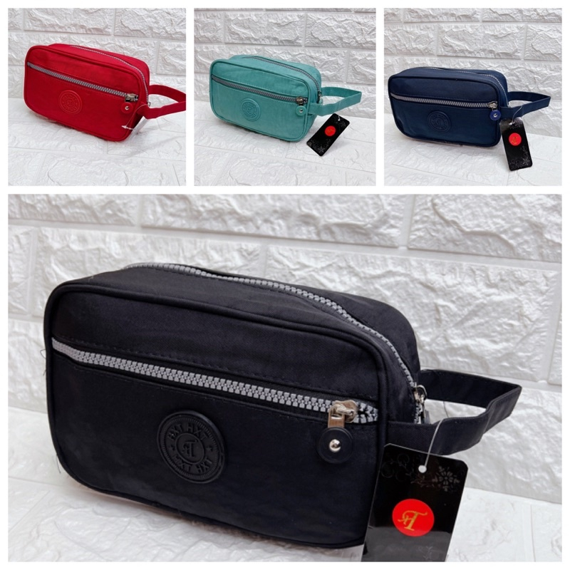 Necessaire Bolsa de Mão Bag Multiuso 2 Divisorias Unissex 6261 em Oferta na Shopee