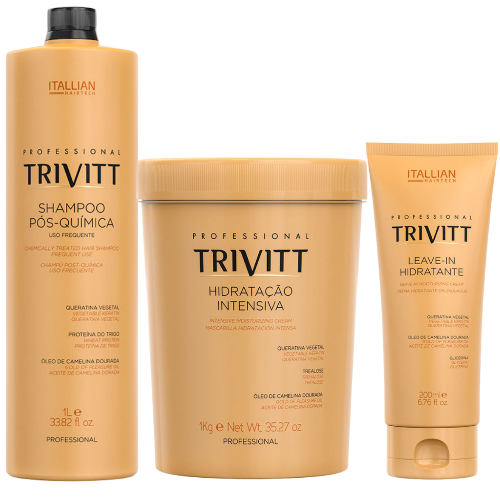 Itallian Trivitt Shampoo 1l+ Mascara 1kg+leave-in 200 Ml em Oferta na Shopee