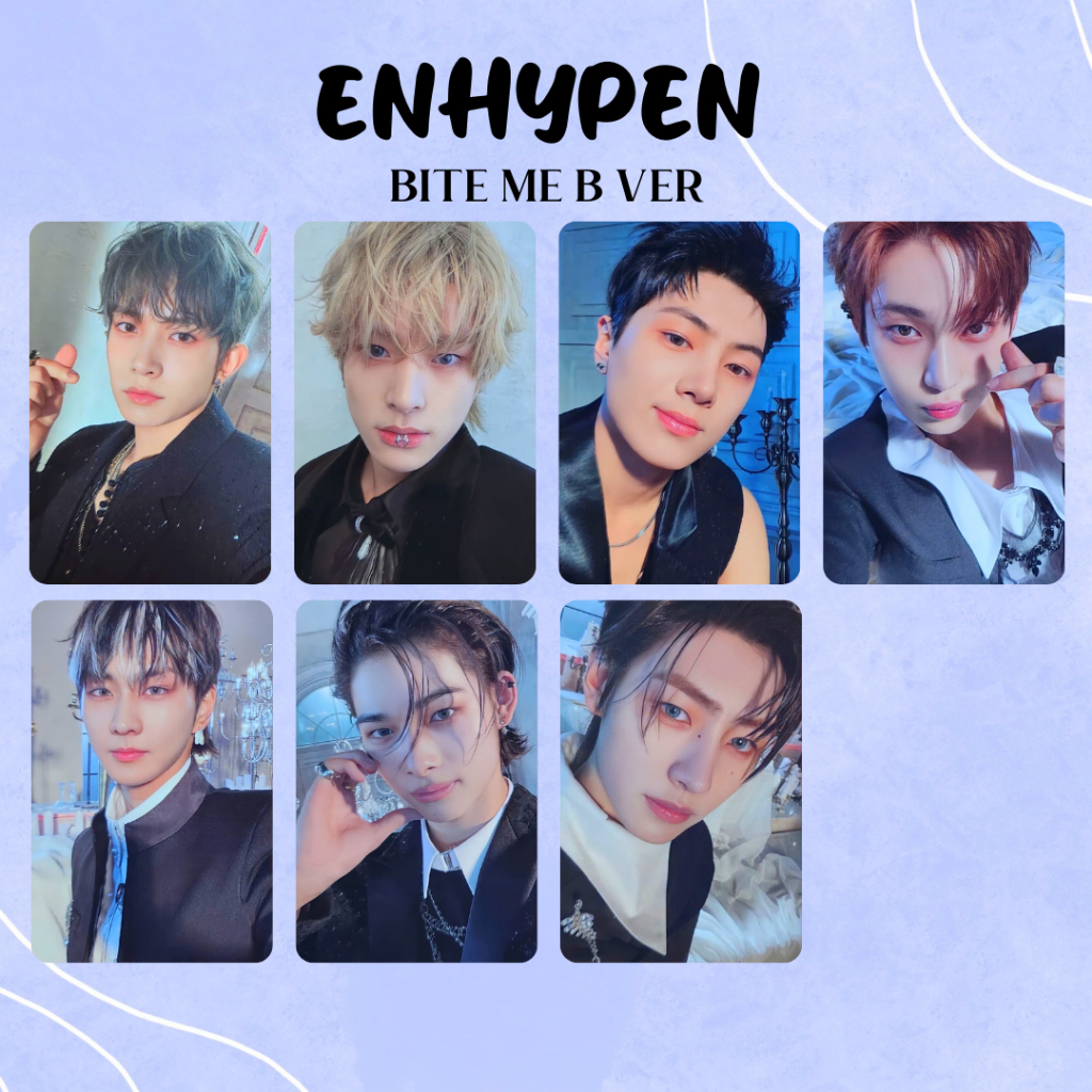 Photocards Enhypen Dark Blood (FANMADE) em Oferta na Shopee