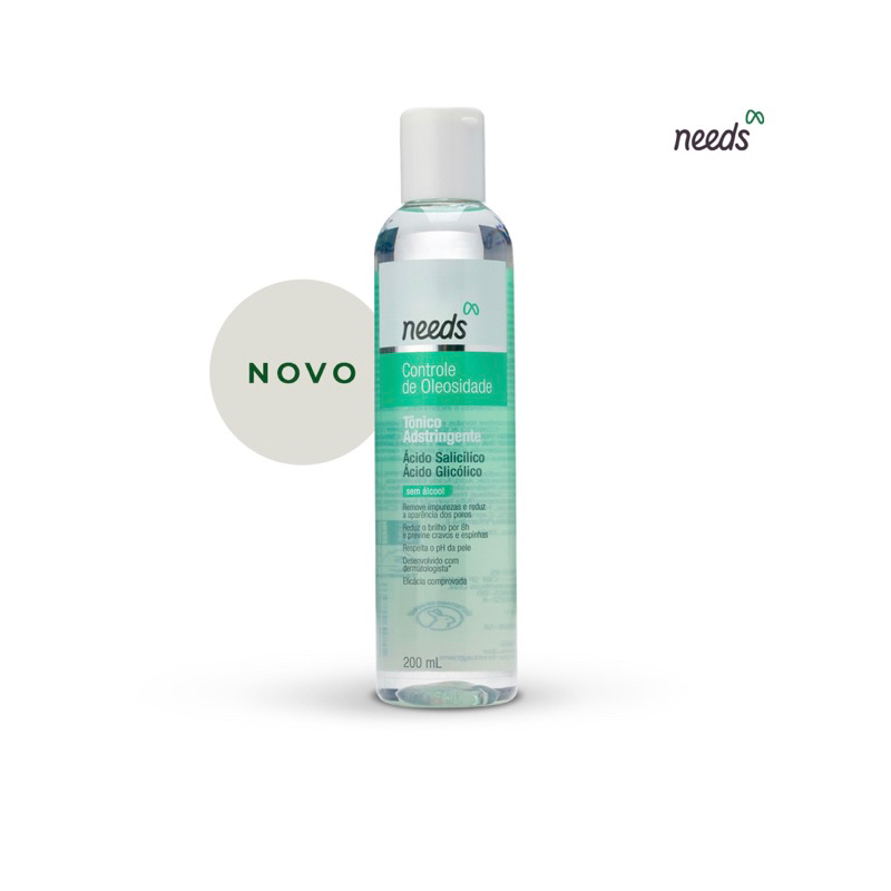 Tônico Adstringente Needs Controle de Oleosidade 200ml