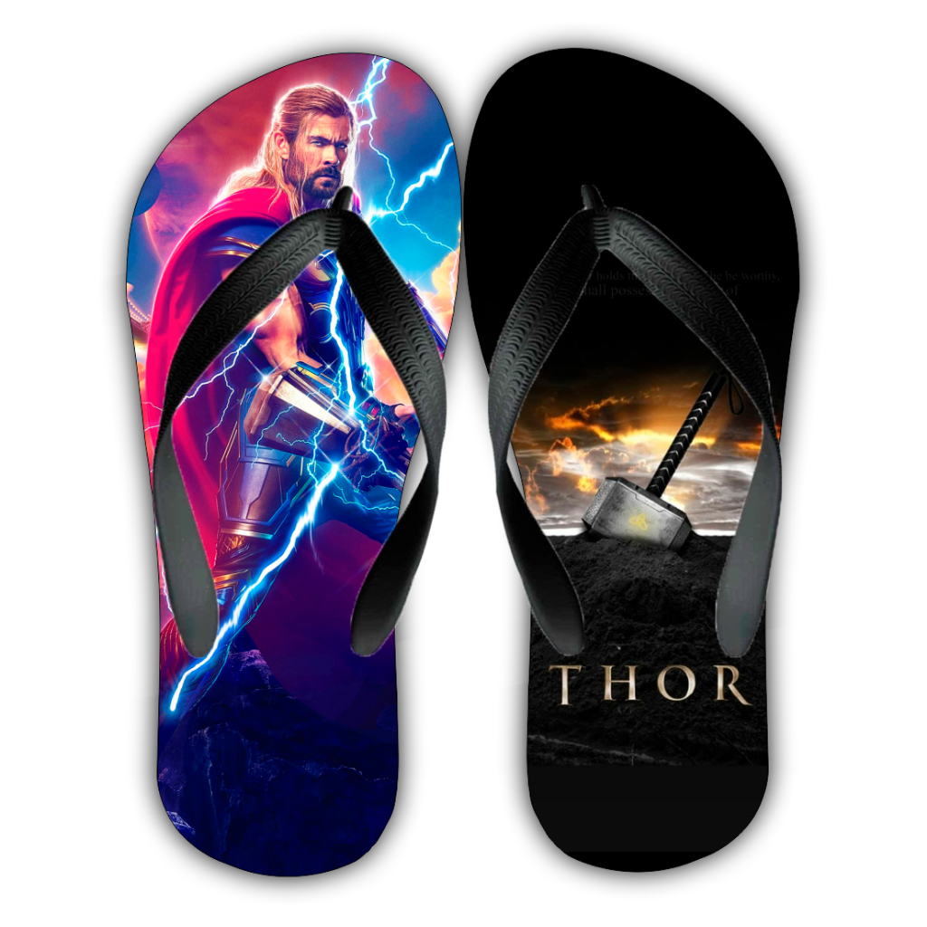 Chinelo Masculino Thor Super Heroi Envio Super Rápido