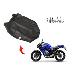 Capa Do Banco Yamaha Fz15 Modelo Original-Lisa/Antiderrapante/Carbono