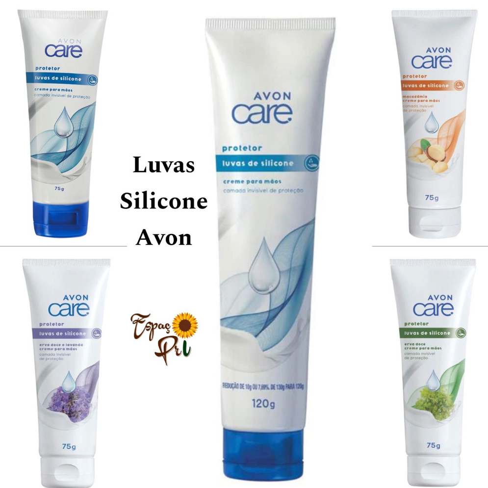 Luvas de Silicone Creme Protetor Para Mãos Avon Care - 120g ou 75g (Escolha o Seu)
