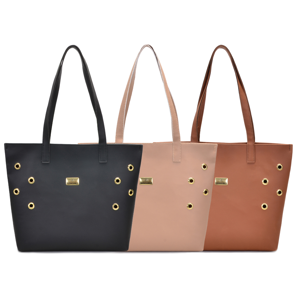 kIT 3 Bolsas Saco Feminina Sacola Silva&Silva Linda Pratica