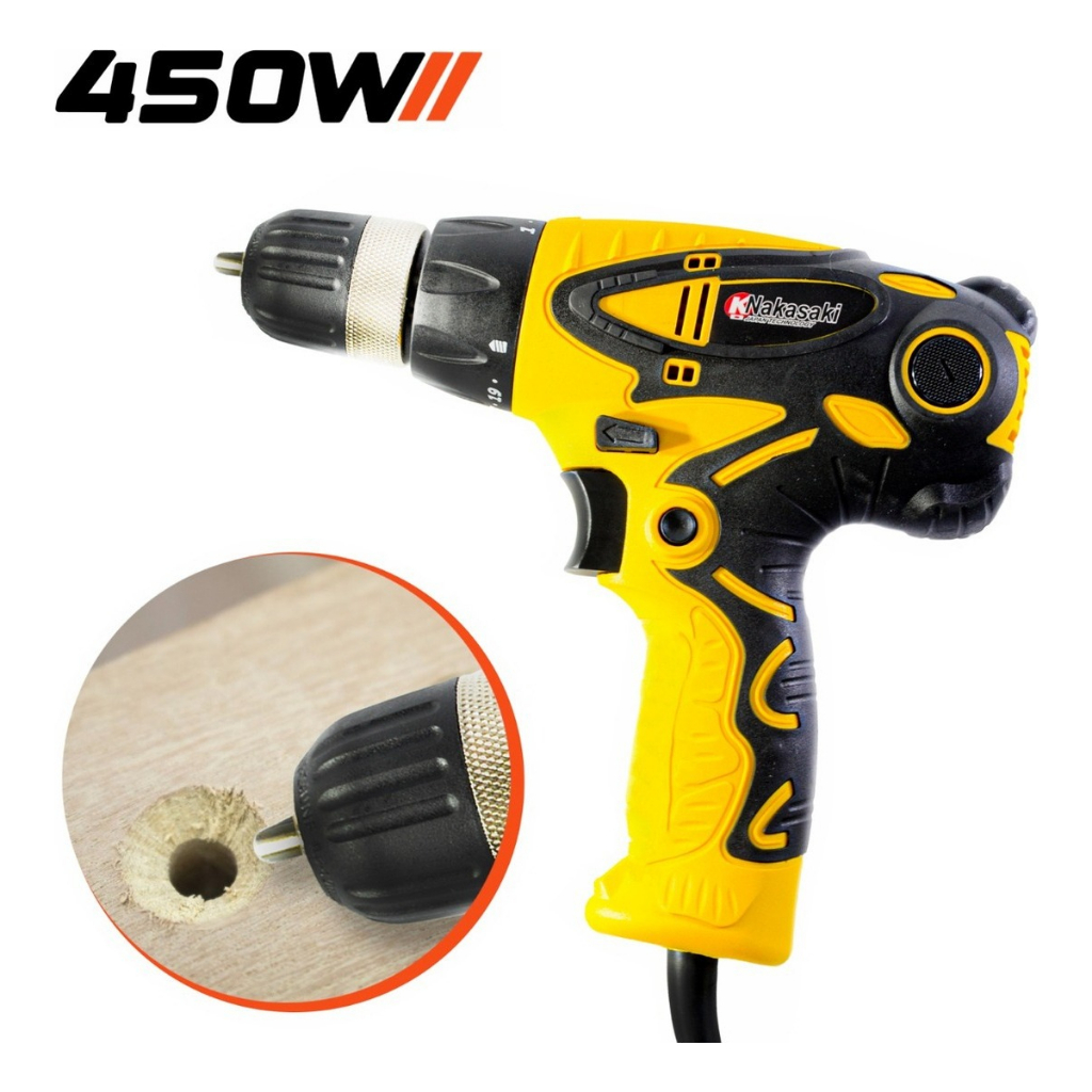 Parafusadeira Furadeira 950w Elétrica Multifunções