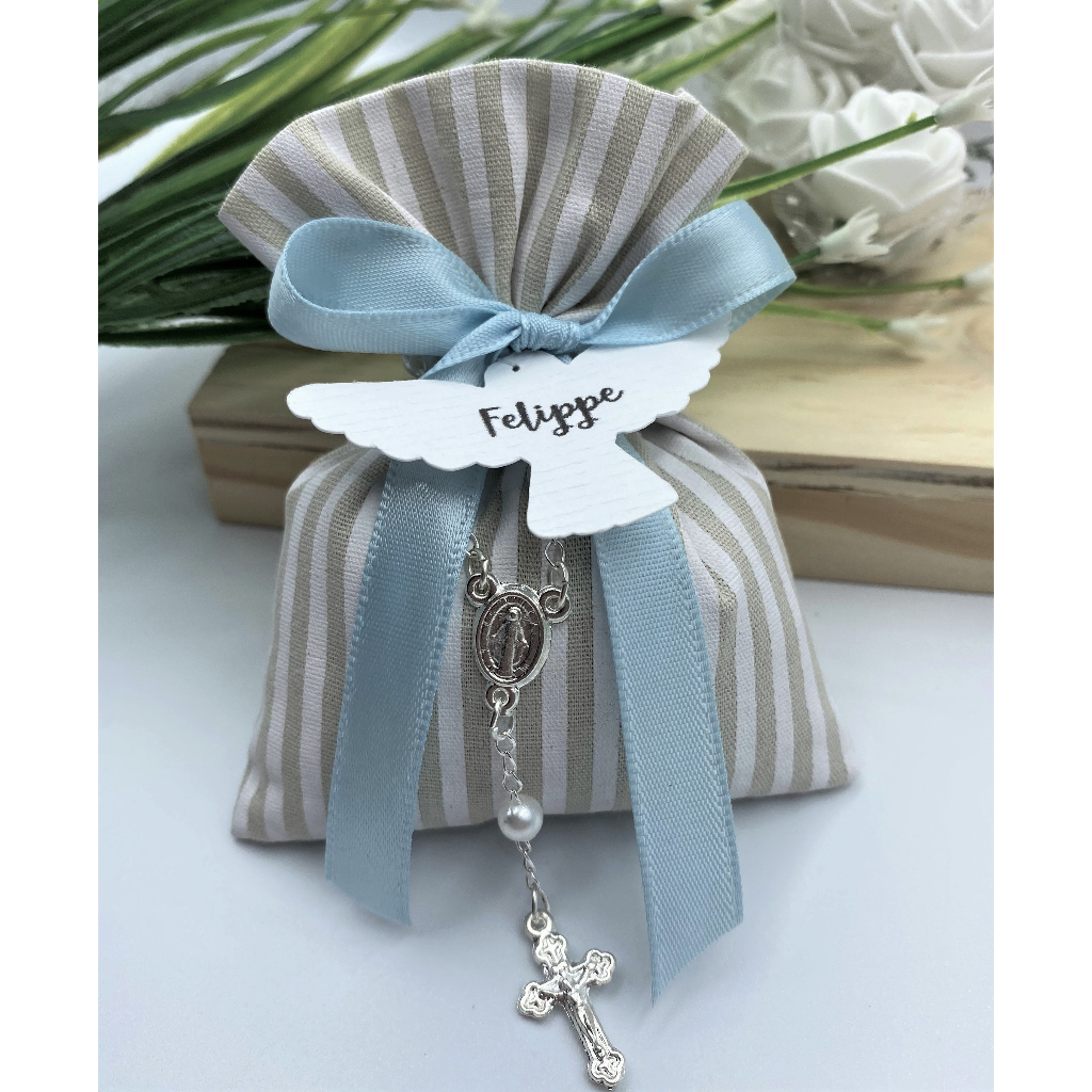 Kit Lembrancinha Personalizada Sachê Perfumado Prime com Nome | Batizado Crisma Primeira Comunhão Casamento | Delicado