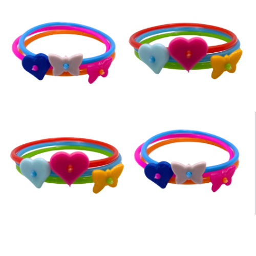Kit 20  Pulseiras Flor De Brinquedo Infantil Festa Aniversário Lembrancinha Sacolinha Dia Das Crianças Natal Menina