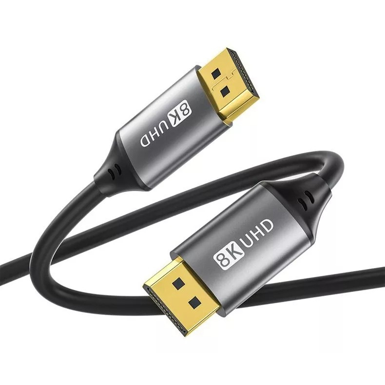 Cabo Displayport 1.4 1,8metro 8k 60hz 4k 144hz Ultra Hd