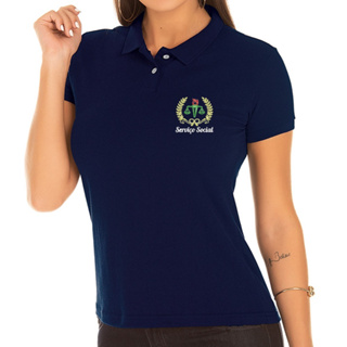 CAMISA POLO FEMININO PROFISSIONAL SERVIÇO SOCIAL BORDADO em Oferta na Shopee
