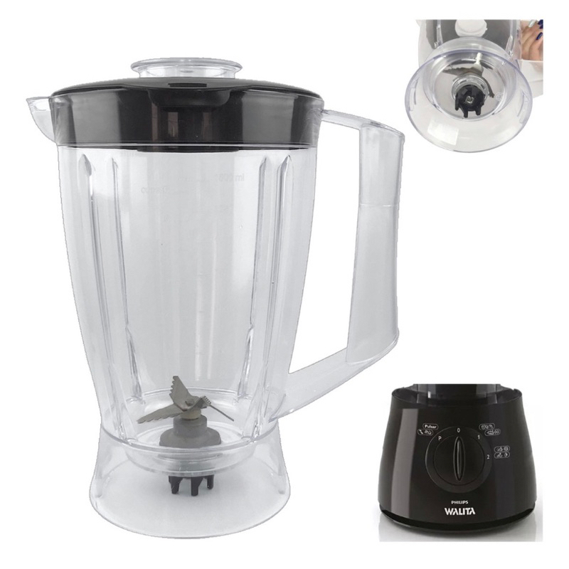 Copo Para Liquidificador Walita Philips Power Chop Ri7625 Acrílico em Oferta na Shopee