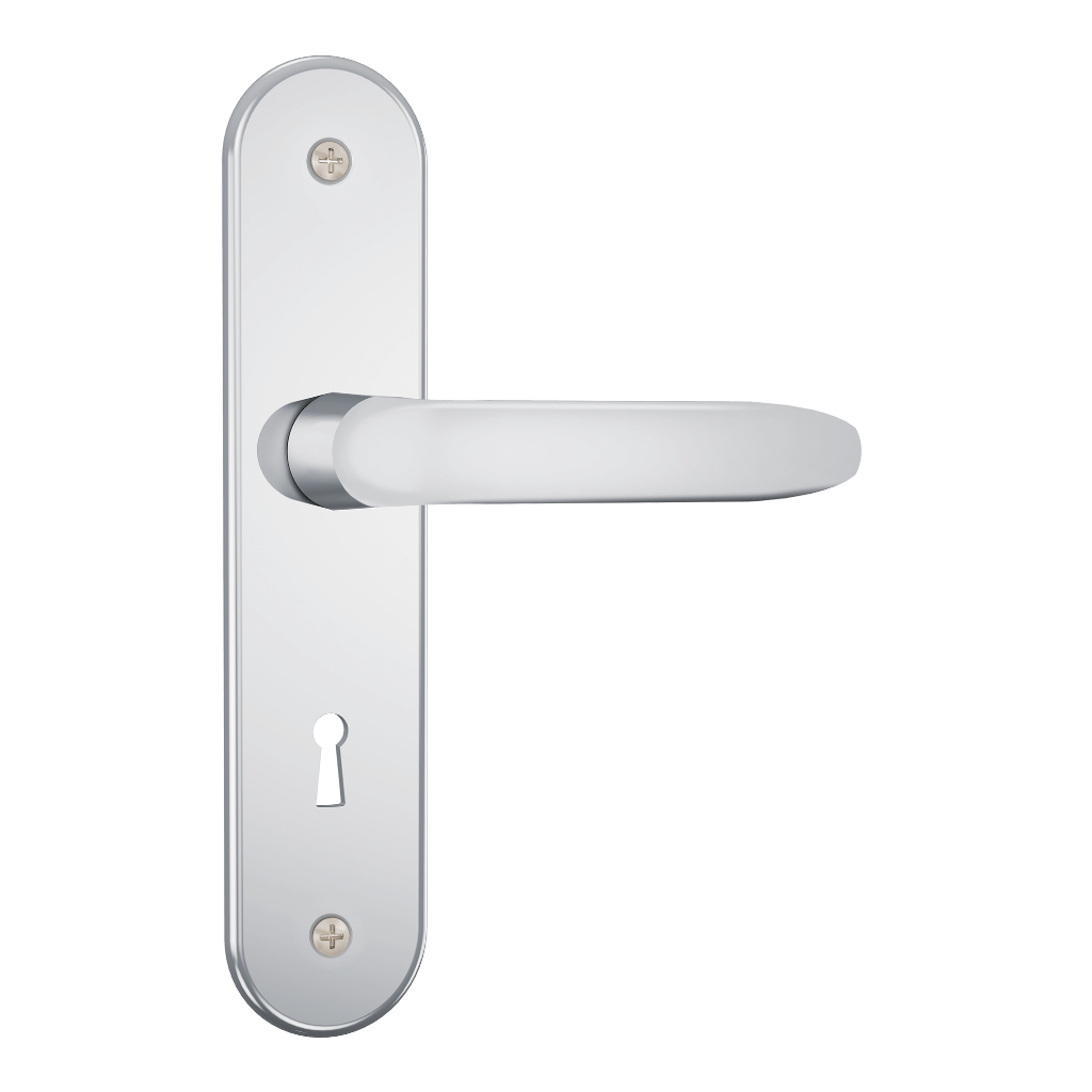 Fechadura Porta Interna 814/11 Broca de 40mm Espelho Em Aço Inox Stam