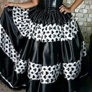 Saia Preta Malandra Maria Navalha