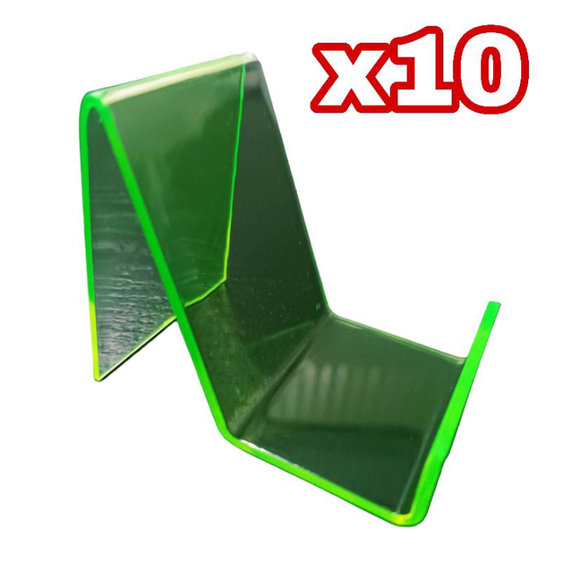 10 Suporte De Mesa Para Celular Apoio Display Plástico Brilhante