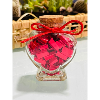 Potinho 100 motivos para te amar coração vidro ENVIO RÁPIDO em Oferta na Shopee