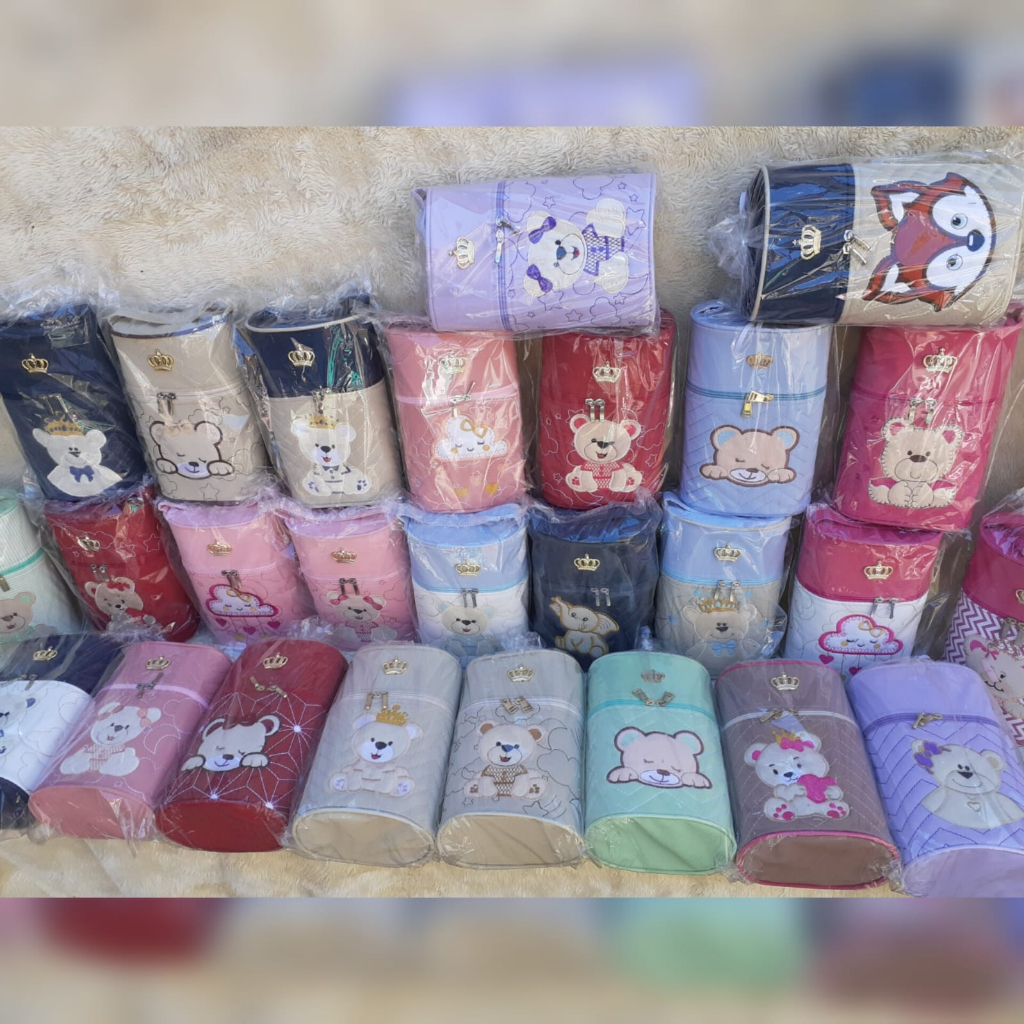 Porta mamadeira duplo para  mala maternidade