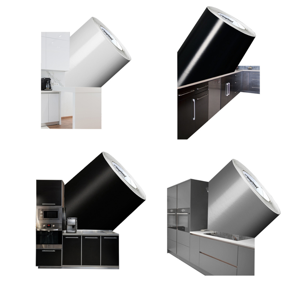 Papel Tipo Contact Adesivo Vinil Envelopamento Cinza Escuro 3 MtX50cm para cozinha,decoração moveis.