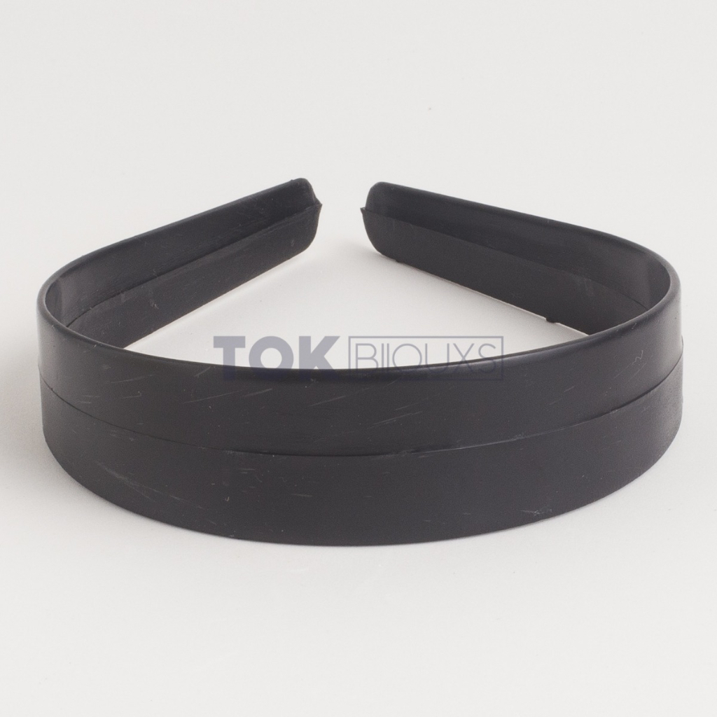 24 Tiaras Simples Arco Plastico - Atacado - 30mm / 3 cm - Preto em Oferta na Shopee