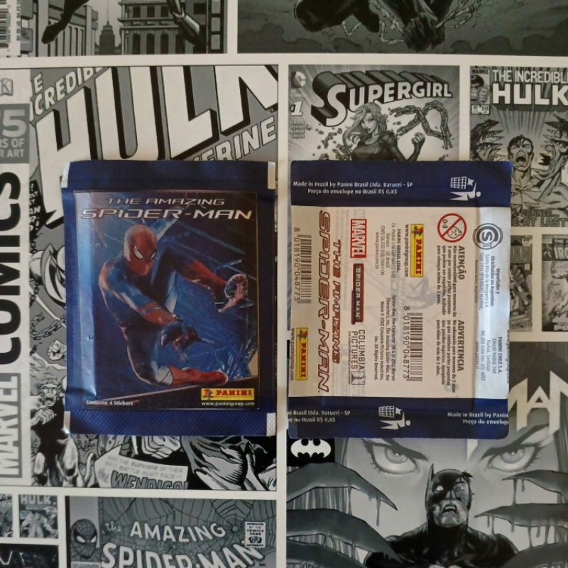 FIGURINHAS - 10 Envelopes The Amazing Spider-Man - LACRADOS (NOVO)