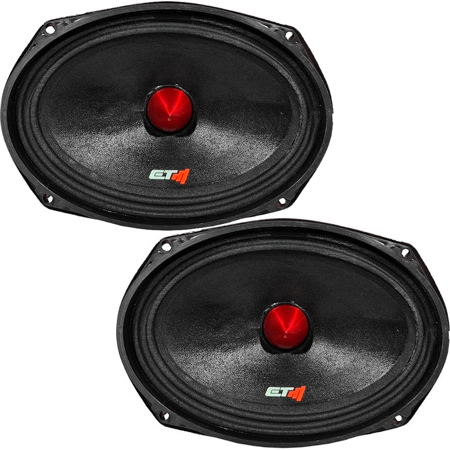 Par Alto Falante Etm 6x9 Pol Emb Som Automotivo 125w Rms