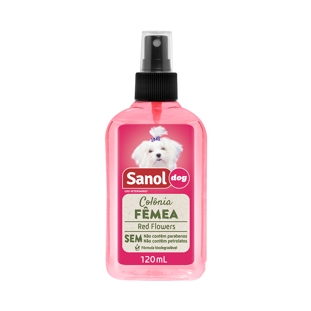 Colônia Sanol Dog Femea 120ml